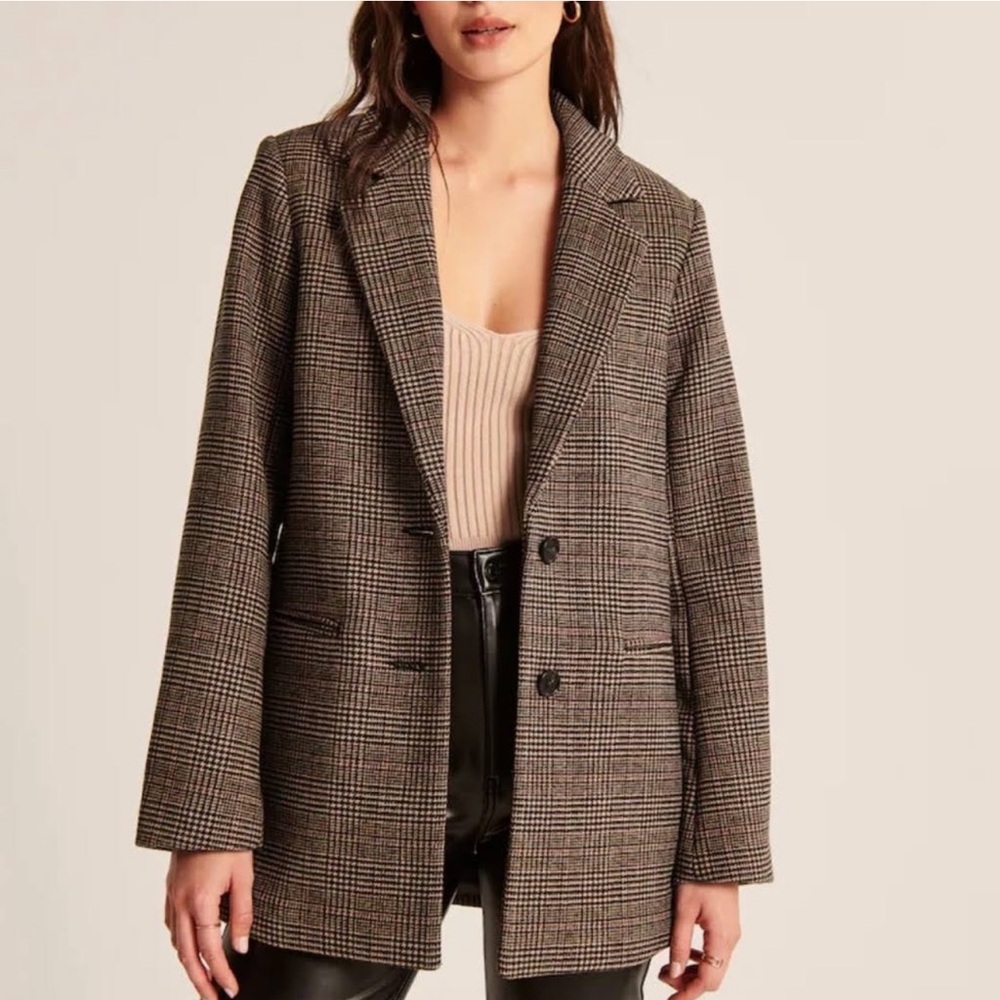 Abercrombie & Fitch Women's Wool Blend Blazer